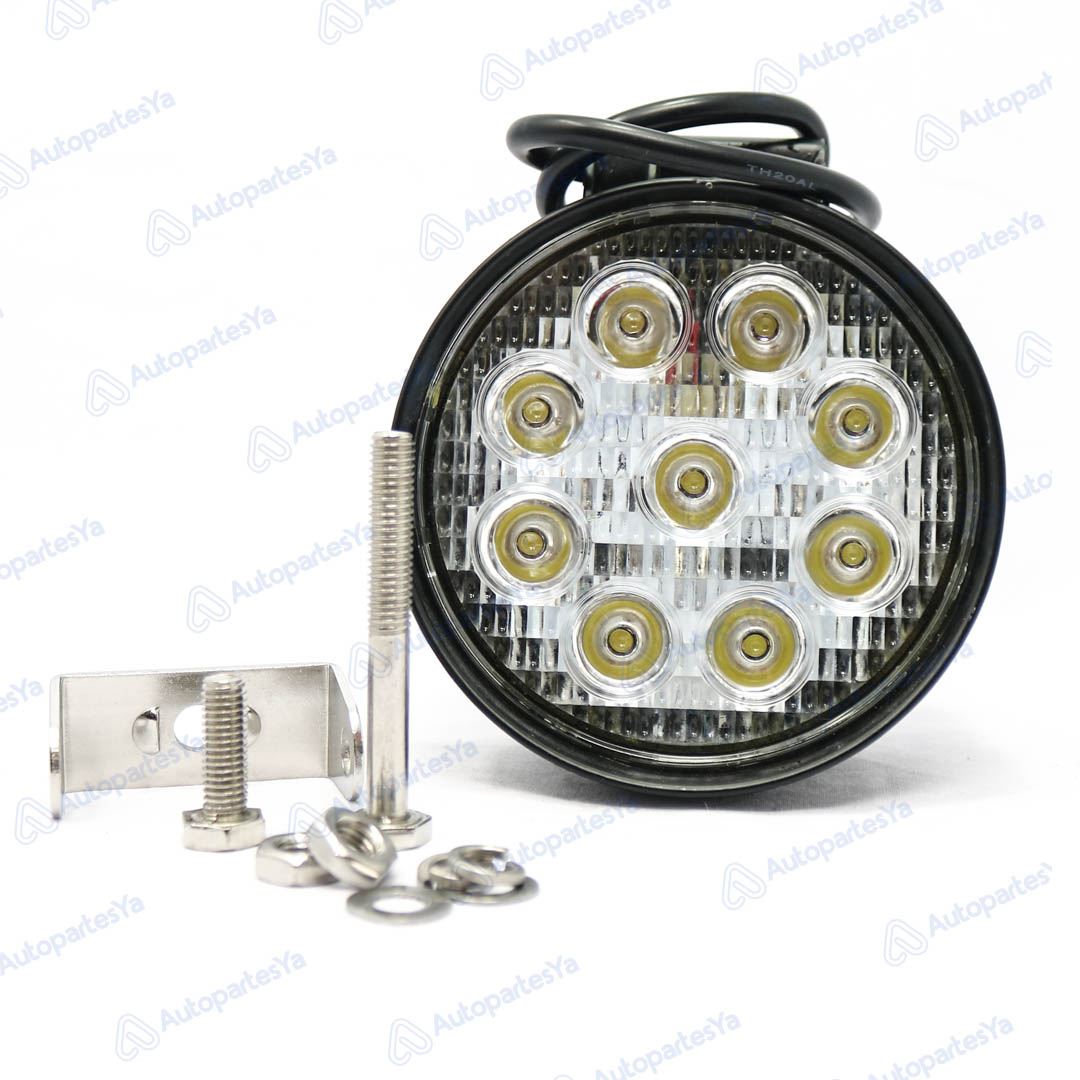 CONJUNTO X 2 LAMPARAS LED TIPO EPISTAR 1980 LM LUMENS / 27W / VOLTAJE 10-30V / TAMAÑO 130X115X55MM