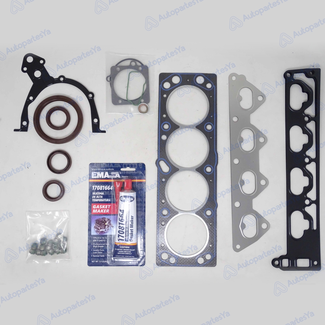 EMPAQUETADURA MOTOR COMPLETA (FIBRA) OPTRA DESIGN /ADVANCE IT (INCLUYE SILICONA 85GR.)