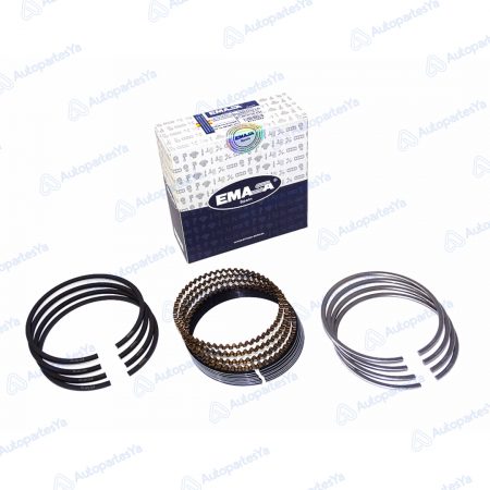 JGO ANILLOS PISTON CHEVROLET OPTRA DESIGN Ø80.50X1.2+1.2+2 (STD)