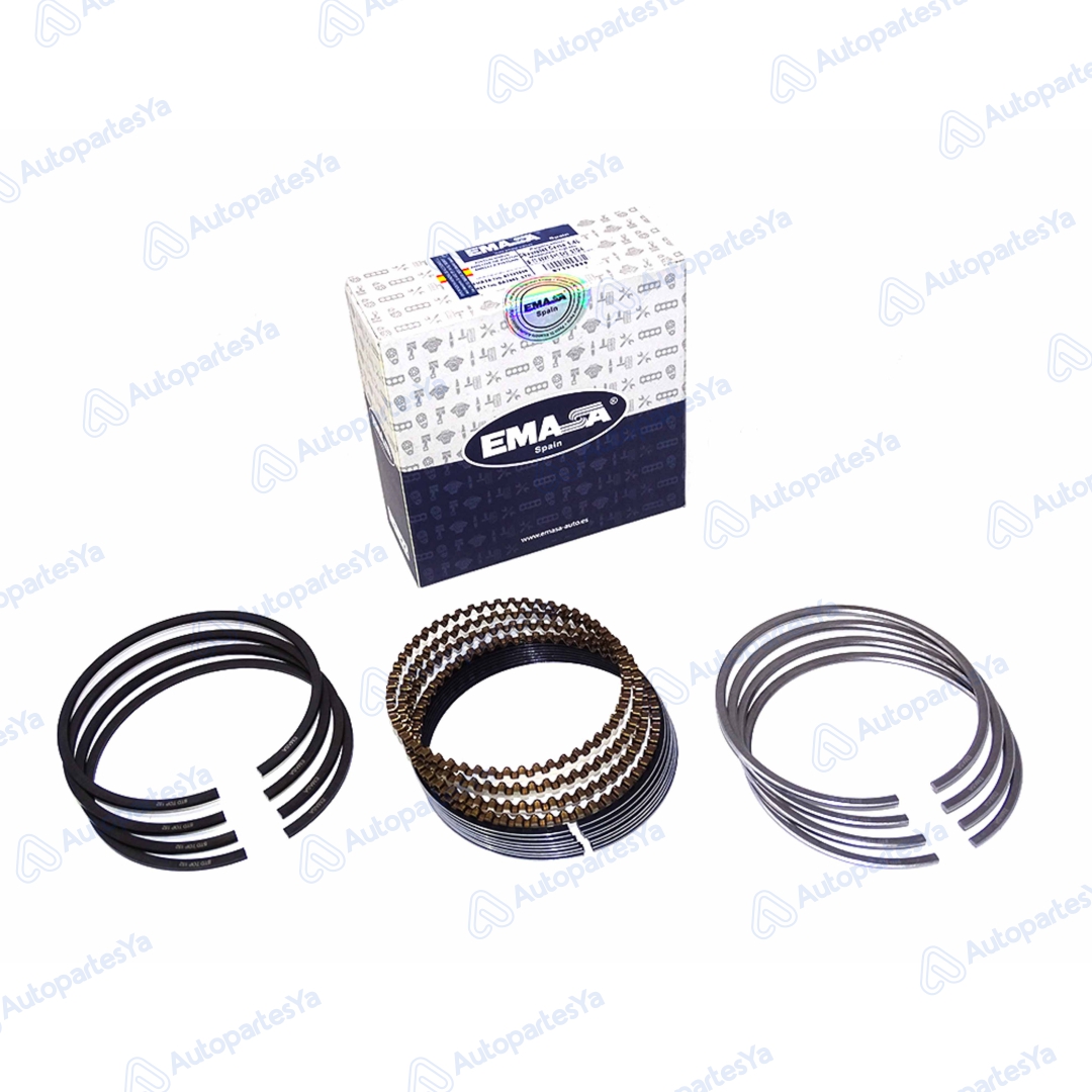 JGO ANILLOS PISTON FORD FIESTA SE/ TITANIUM 11- DIAM 79,01*1,2+1,5+2 (0.50)