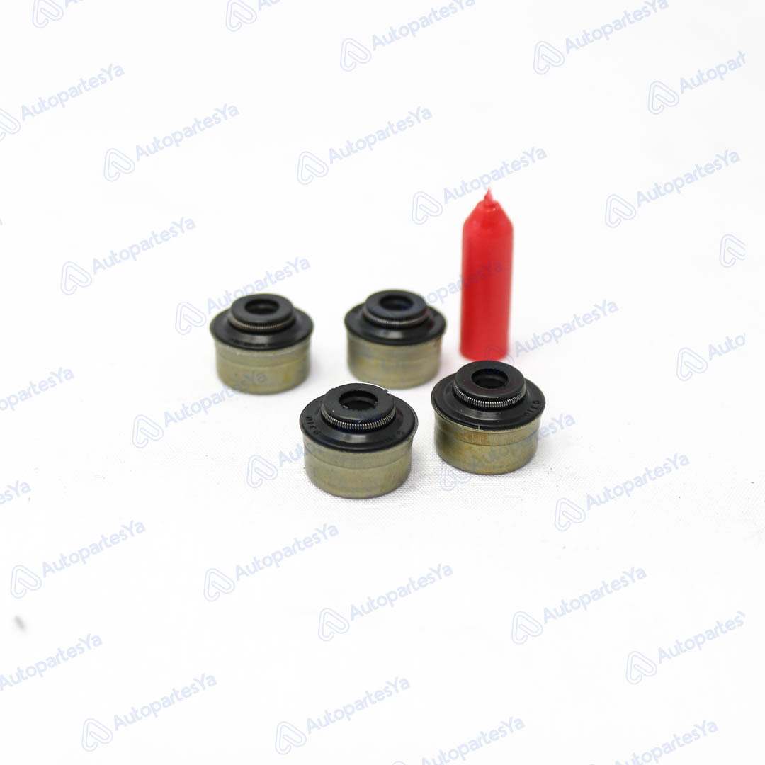 JUEGO GOMAS VALVULA (4UN.) TOYOTA COROLLA 02- 1.8L 16V (5.5X10.5X10MM)