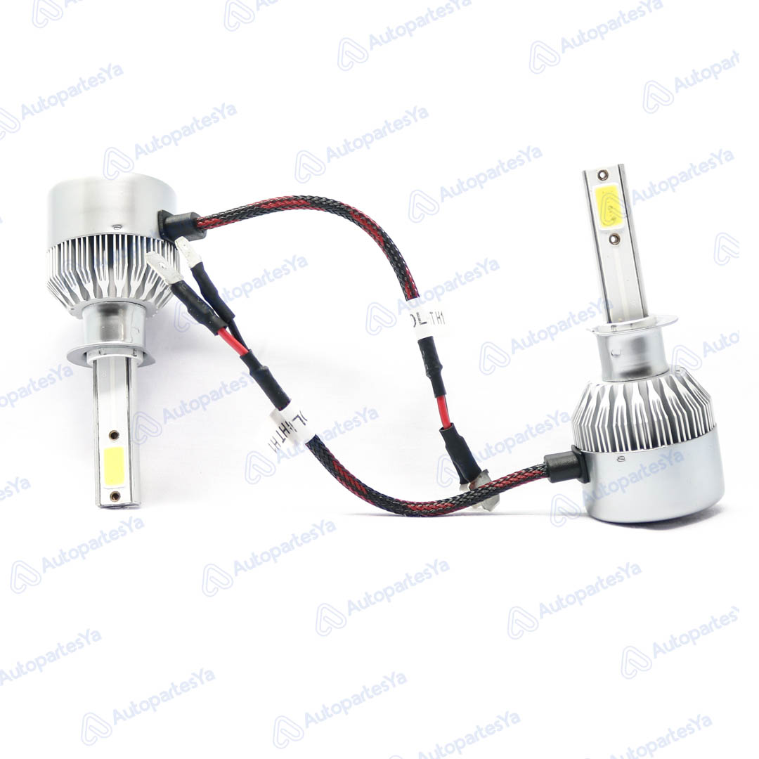 LUZ LED H1 (CONJUNTO 2 UN.) BAJA: 1500LM- ALTA :2600 LUMENS 27W